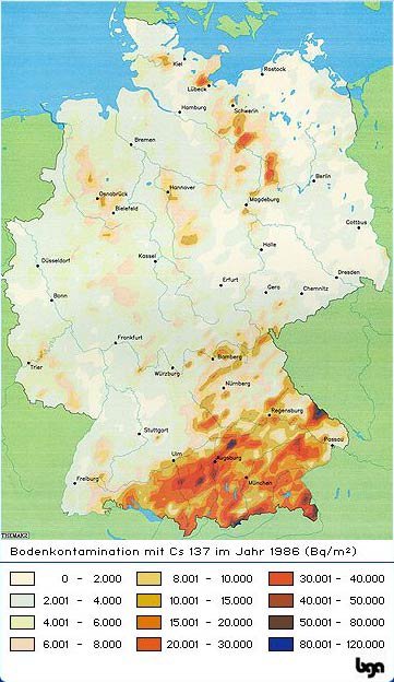 Strahlenbelastung in Deutschland