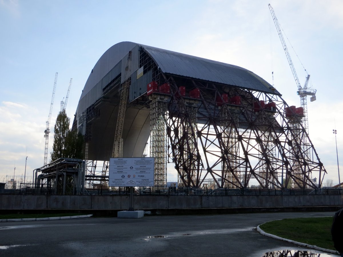 Neue Schutzhülle für Tschernobyl Kernkraftwerk, Reaktorblock 4